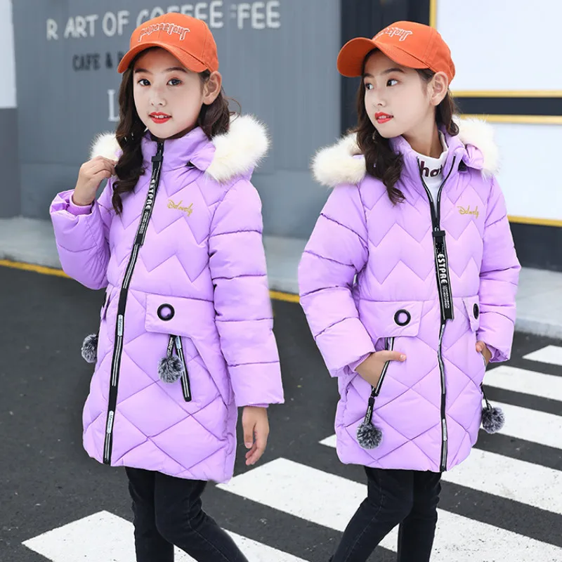 Зимняя хлопковая одежда для девочек новинка 2020 детская зимние куртки модная