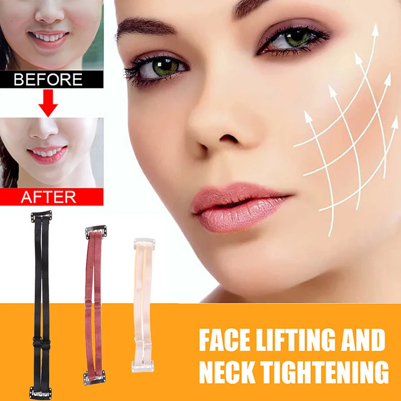 

1 шт. регулируемая эластичная лента для подтяжки лица, невидимая шпилька для волос