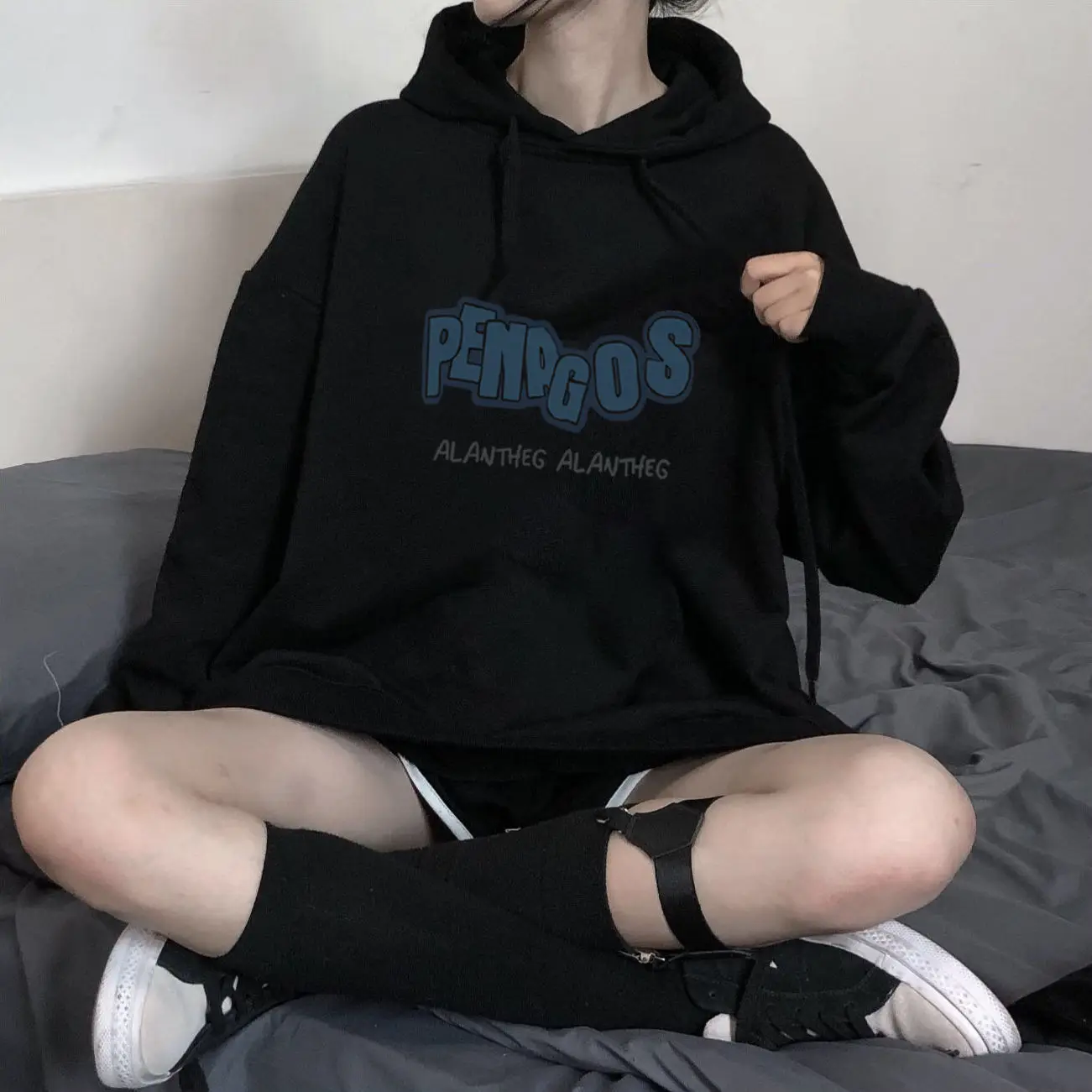 

Women Sweatshirt Embroidery Letter crewneck Hoodie Jumpers Autumn Top Casual Loose O-neck Long Sleeve Pullover kawaii clothes