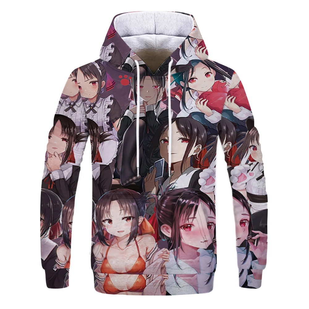 

Fashionable Men's 3D Printing Men's Hoodie Anime Beauty Harajuku Casual Thicken Sweater Fall Winter Cosplay High Quality Hoodie