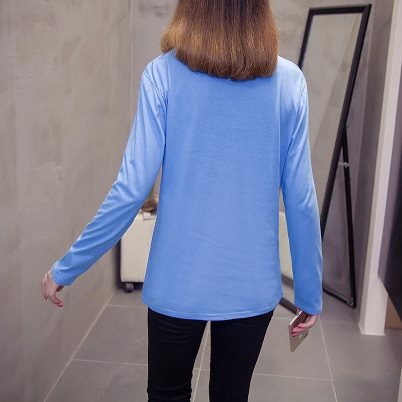 

Long Sleeve Top Women 2021 Summer Printed Oversized T-Shirt Female Harajuku Loose Casual Fashion Clothes Ropa Mujer