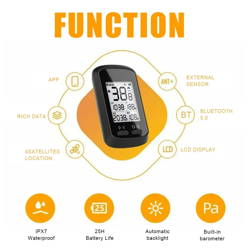 

New Waterproof Bike Computer With LCD Digital Display Bicycle Odometer Speedometer Cycling Wired Stopwatch Riding Accessories