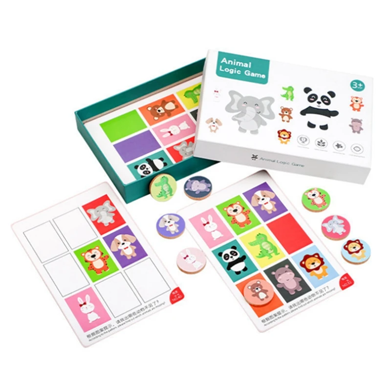 

Animal Logic Games Children's Educational Toys Early Education to Improve Memory and Concentration Training