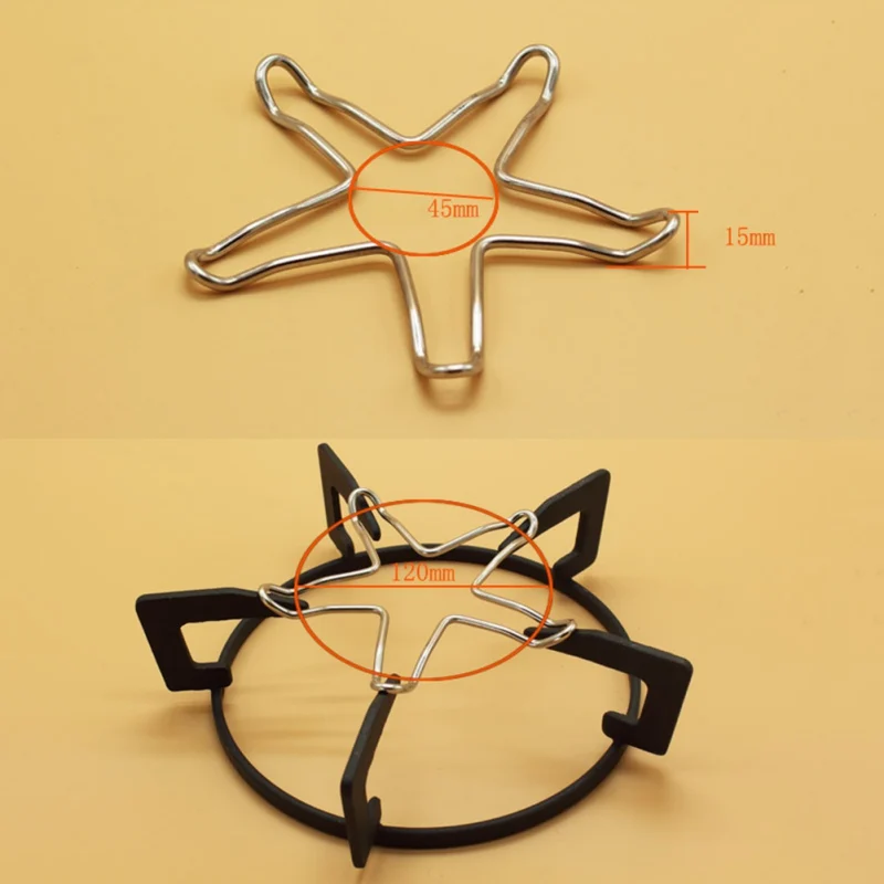 Подставка для кухонной сковороды котелок с хромированным покрытием из