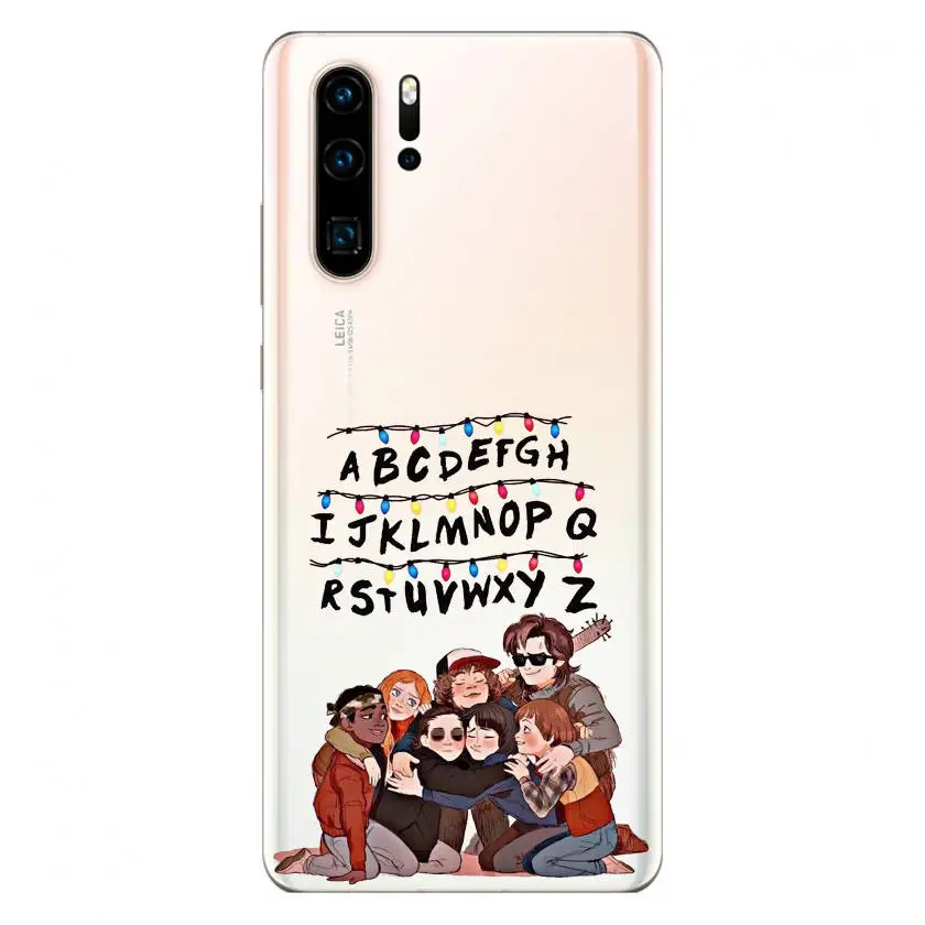 TPU Мягкий силиконовый чехол для телефона huawei Mate20 Mate10 Pro Lite P30 P20 P10 P8Lite Plus Stranger Thing Сезон 3 задняя крышка - Цвет: TPU