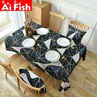 simple marble texture printed waterproof tablecloth home restaurant table cover cafe decoration wild pillow tablecloth x031 4