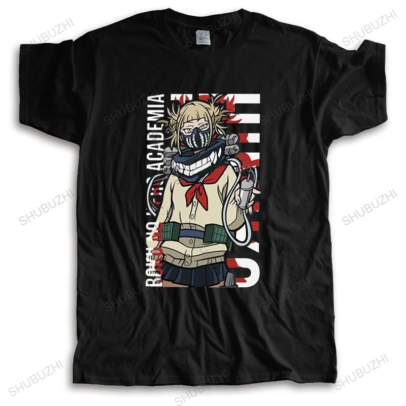 

Kawaii Cool Himiko Toga My Hero Academia Tshirt for Men Short Sleeve Anime Manga T Shirt Cotton T-shirt Regular Fit Tee Merch