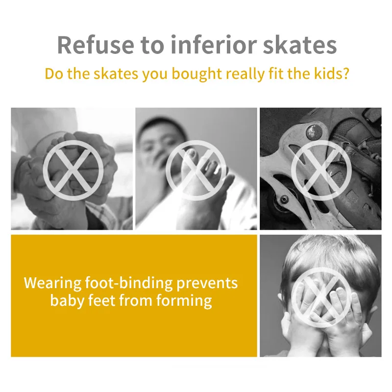 Мигающие роликовые ботинки вихревой шкив с тормозами для быстрого остановки