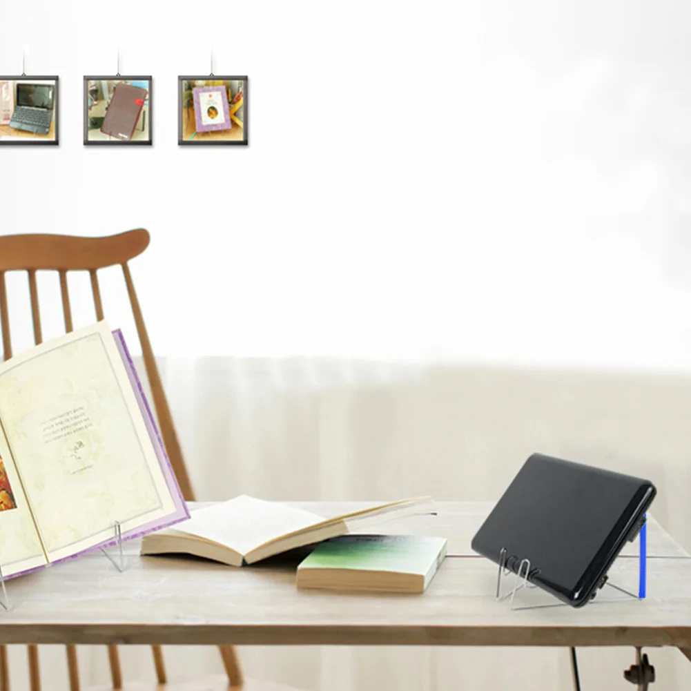 Adjustable Angle Stainless Steel Reading Holder Notebook Students Storage Foldable Document Multifunction Portable Book Stand |
