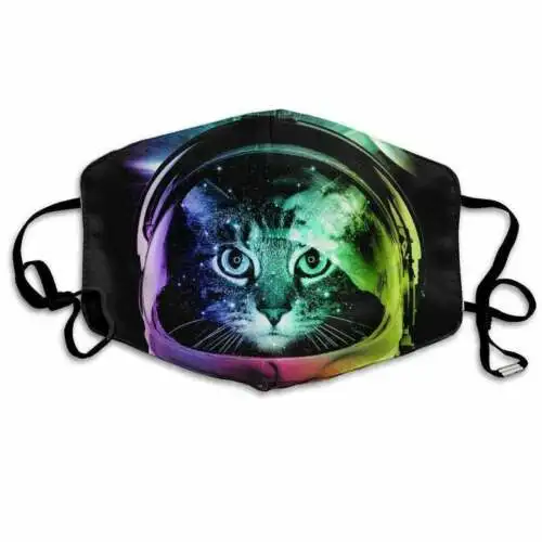 

Astronaut Cat Face Mask Breathable Cat Themed Face