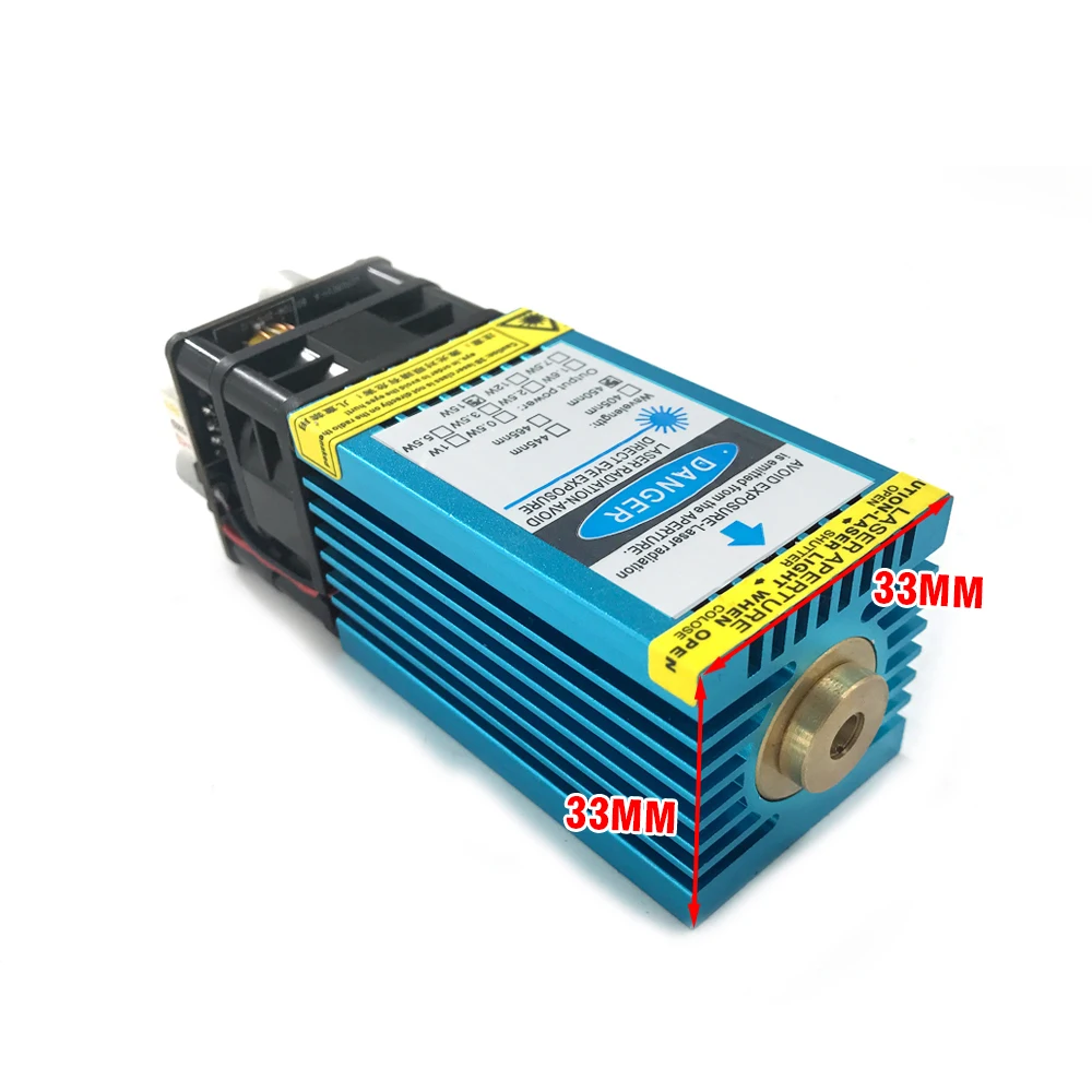 Лазерный модуль с фиксированным фокусом 15 Вт 3018 нм режущая головка 3P TTL/PWM