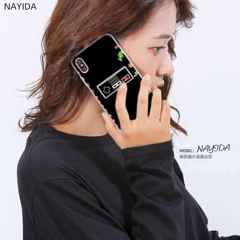 Мягкий силиконовый чехол для iPhone 13 12 11 Pro X XR XS Max Mini 8 7 6s 6 Plus SE 2020 с машинкой Тетрис |
