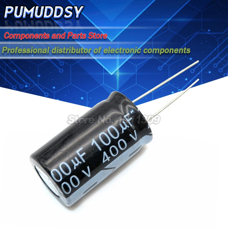 5 шт. высокое качество 400V100UF 18*30 мм 100 мкФ 400V 18*30 мм электролитический конденсатор (art.: 7a80840c5) - 7a80840c5