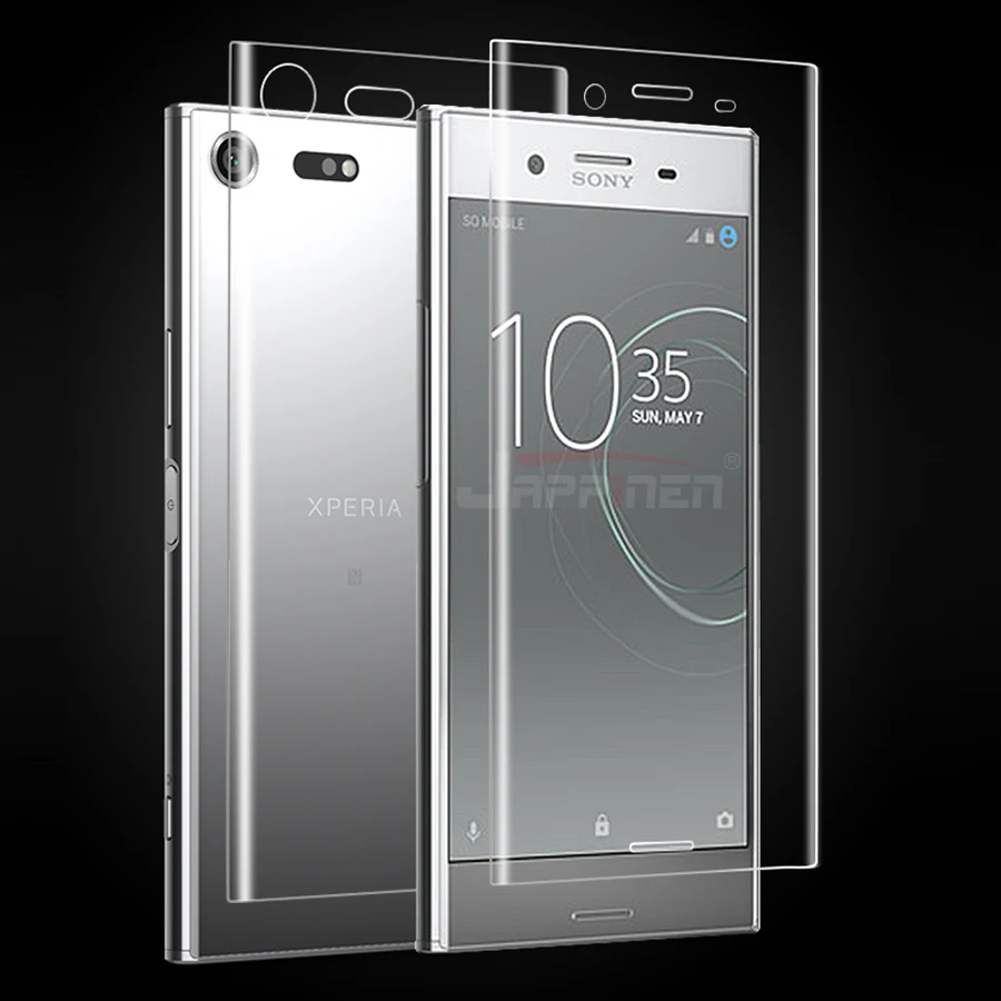 Передняя+ задняя 3D защитная пленка из мягкого ТПУ для sony Xperia 10 Plus XZ3 XZ1 XZ2 Compact XZ Premium XA2 Ultra