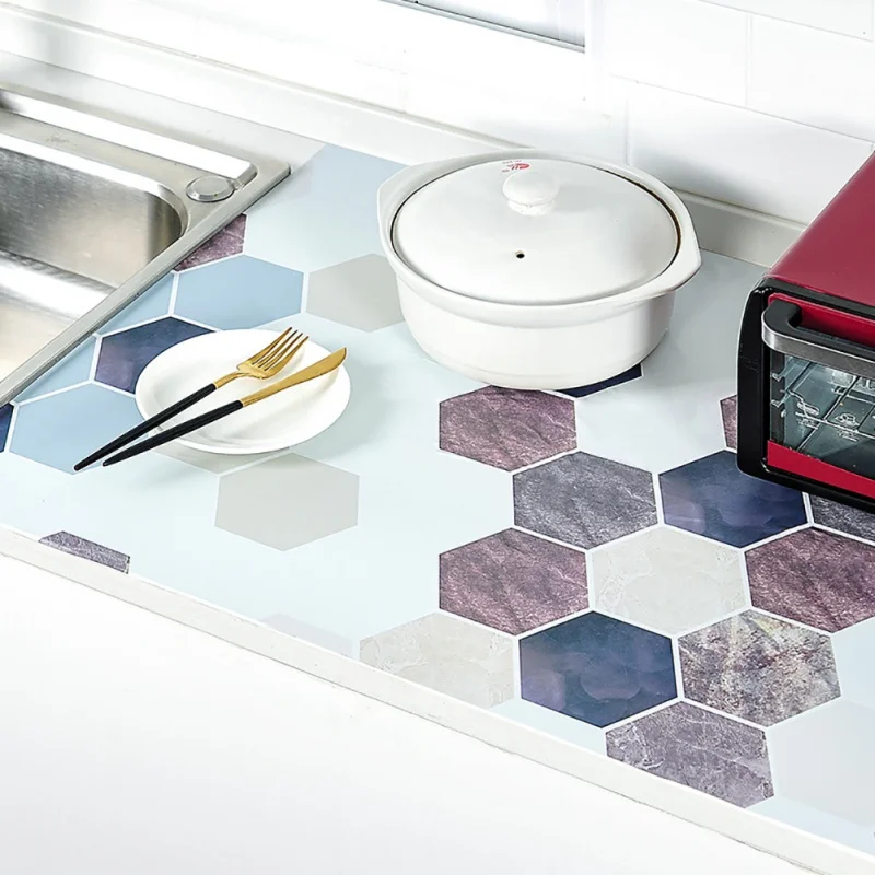 Водонепроницаемые самоклеящиеся наклейки на стену стикеры с шестигранным