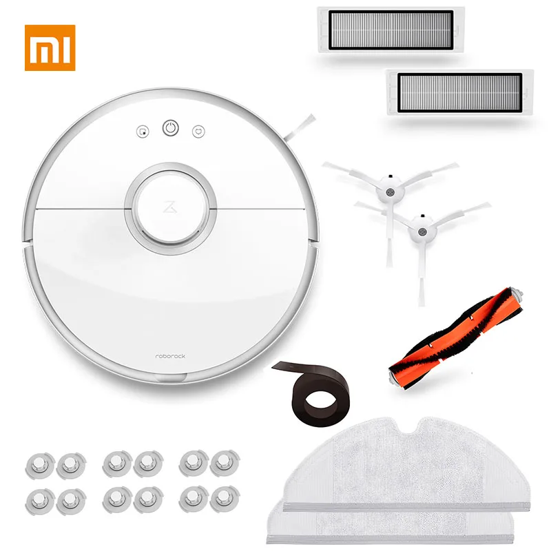 S50 P4 Склад ЕС Xiaomi робот roborock s50 s55 пылесос 2 Wifi приложение Смарт планируемый подметание aspiradora домашнее устройство - Цвет: S50 P4