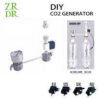 zrdr aquarium diy co2 generator system kit co2 generator bubble counter diffuser with solenoid valvefor aquatic plant growth