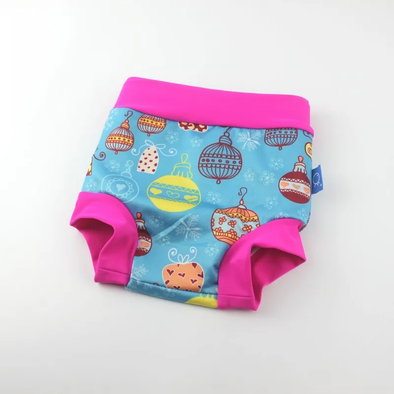 10 Baby Boys Girls Cartoon Printed Swim Diapers Infant Children Leakproof Swimming Nappies Newborn Baby High Waist Swimming Trunks - Цвет: 10