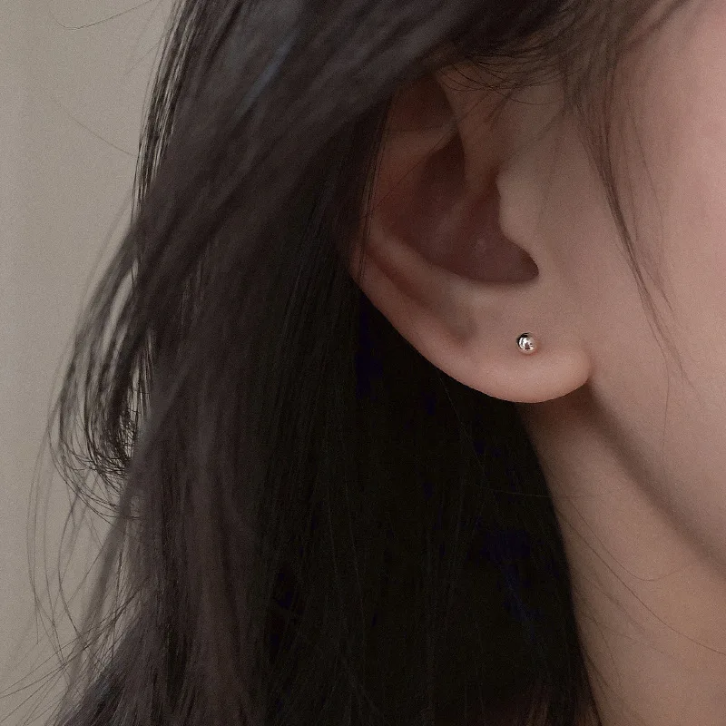 

925 Sterling Silver Women Jewelry Asymmetry Tassel Stud Earrings for Girls Kids Gift pendientes oorbellen eh1422