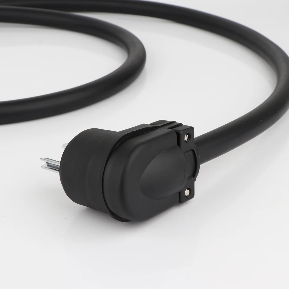 Высококачественный кабель питания с посеребренным покрытием OCC переменного тока