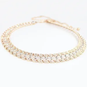 Женское торжественное платье для танцев, цепочка на талию, стразы, металлический пояс, высший класс, роскошные украшения