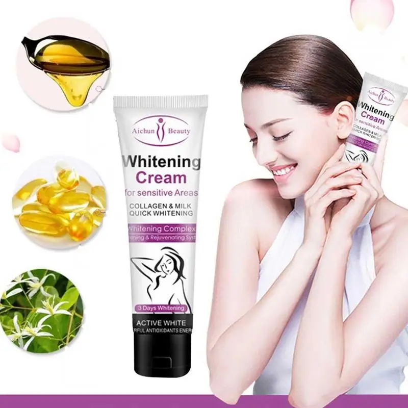 

50ml Instant Whitening Cream Underarm Armpit Whitening Cream Legs Knees Private Parts Body Whitening Cream Body Cream Skin Care