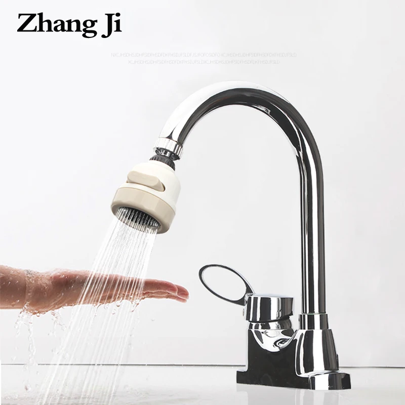 Фильтр для смесителя ZhangJi экономия воды 3 Режимы работы крана вращающийся гибкий
