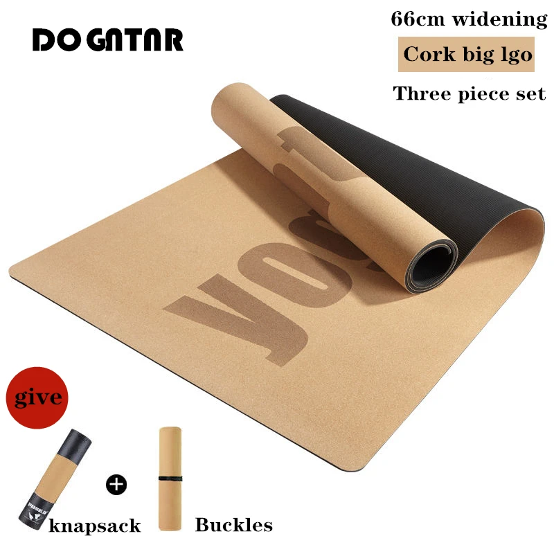 

183X61cm 6mm Suede TPE Yoga Mat Exercise Pilates Fitness Pilates Exercise Fitness Yoga Mat Thick TPE Cork Fitness Yoga