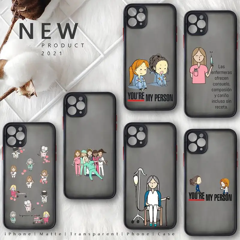

Greys Anatomy You are my person Phone Case For iphone 13 12 11 8 7 plus mini x xs xr pro max matte transparent cover