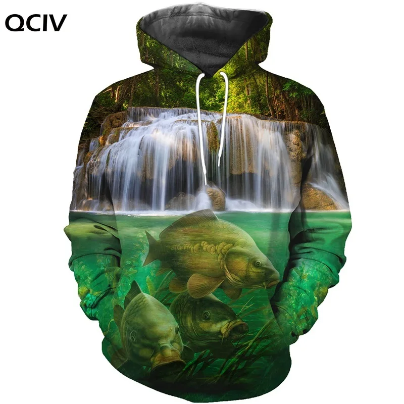 

New carp Fashion Animal Fishing Art Harajuku casual Tracksuit Funny 3D Hoodies/Sweatshirt/Mens Womens