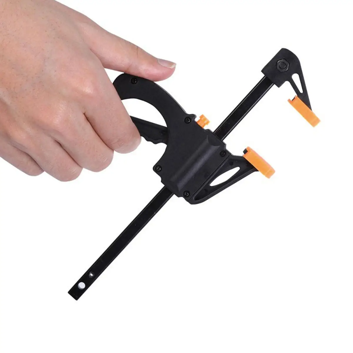 

4 Inch Wood Working Bar F Clamp Quick GrIip Ratchet Releasee Squeeze Hand Tool DIY
