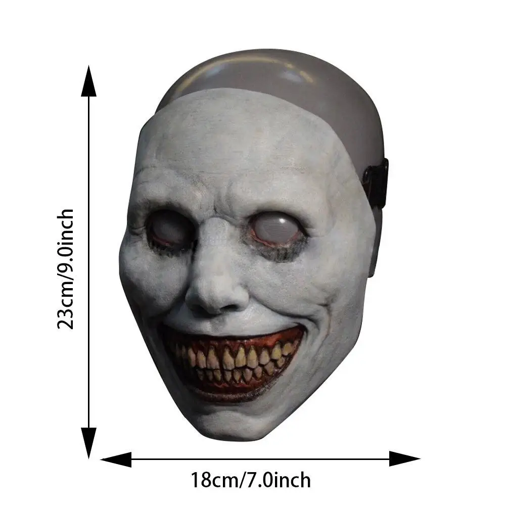 

2021 New Hot Sale Halloween Horror Mask Haunted House Horror Atmosphere Mask COS Exorcist Smile Demon Mask