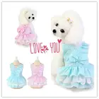 Домашнее животное платье в стиле принцессы для собаки платья для кошек и собак для маленьких, средних собак, чихуахуа, одежда для йоркширских собак, одежда для собак