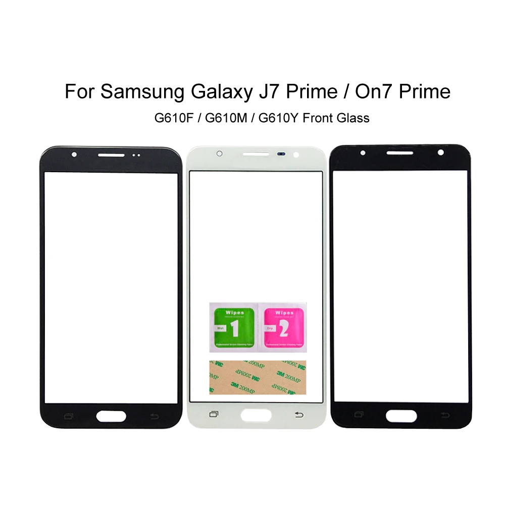 Переднее внешнее стекло для Samsung Galaxy J7 Prime / On7 сенсорная панель G610F G610Y G610M (без