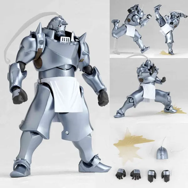 Аниме Стальной алхимик Альфонс REVOLTECH YAMAGUCHI 117 BJD фигурка модель игрушки | Игрушки и