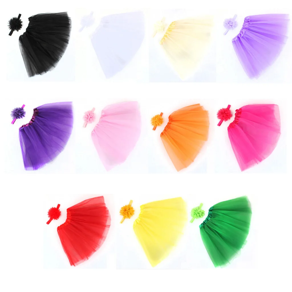 

Baby Newborn Baby Tutu Dress with Headwear Sets Photography Props Girl Baby Photos Props Children Photography Props Accessories