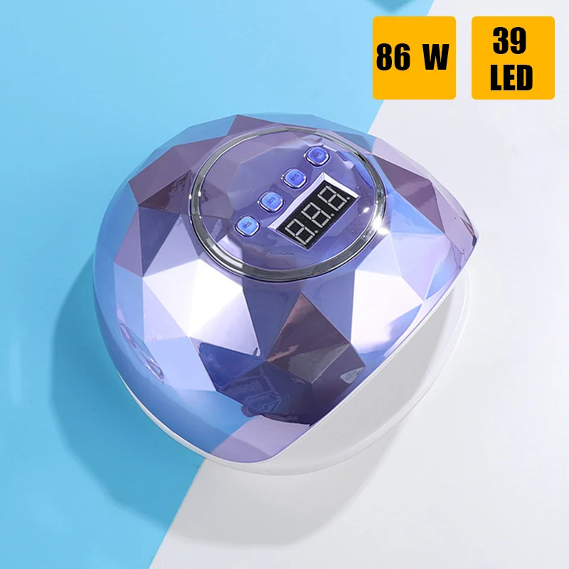 

Nail Lamp UV LED Lamp Colorful Nail Dryer With 39PCS Lamp Beads LCD Display and Smart Sensor For Curing All Gel Nail Tools