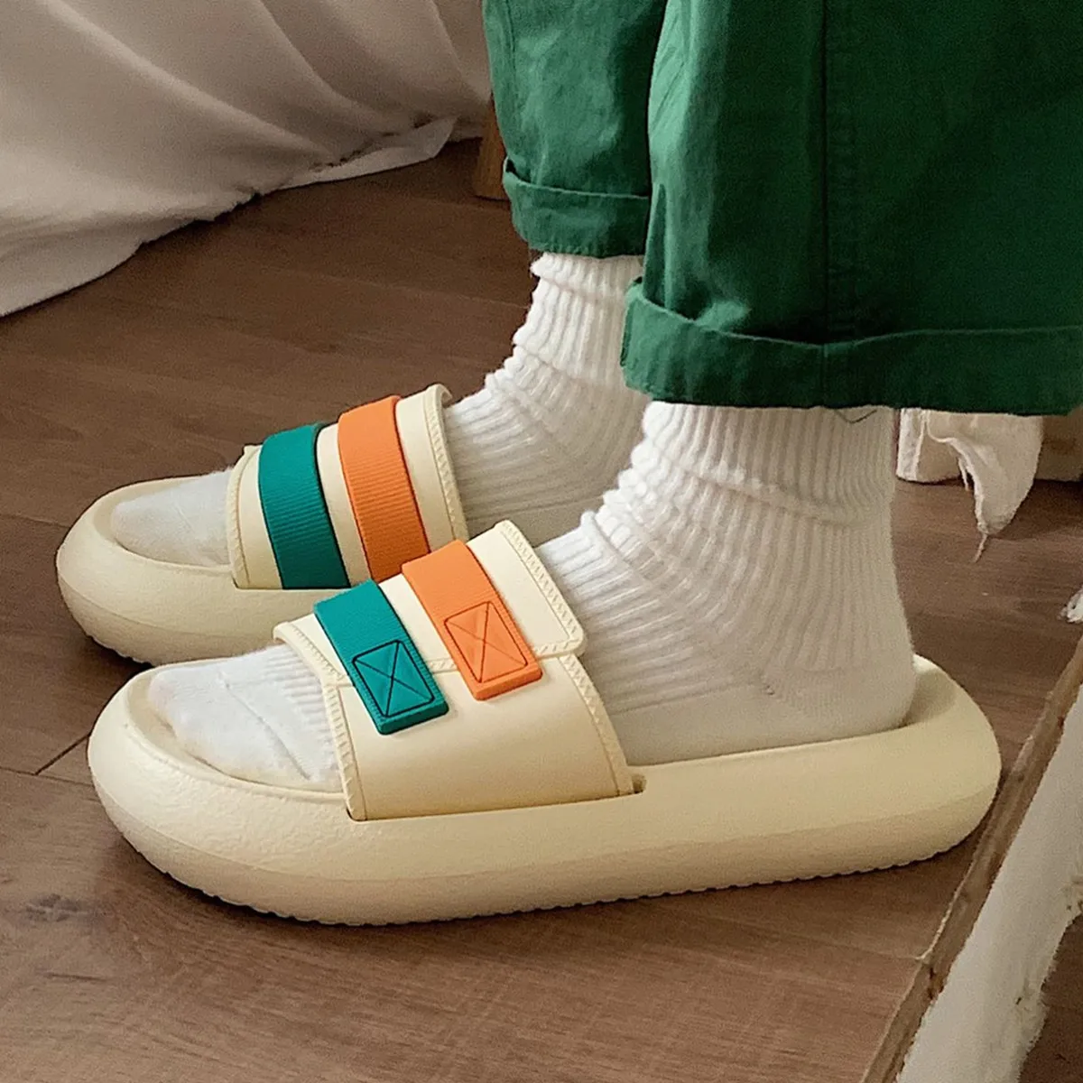 

Женские домашние тапочки для пар, сланцы из ЭВА, для душа, пляжные шлепанцы, для ванной комнаты, зимние