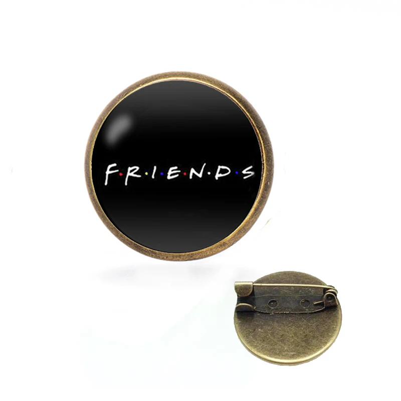 Мода брошка Друзья ТВ шоу ювелирные изделия Central perk Кофе время металлические