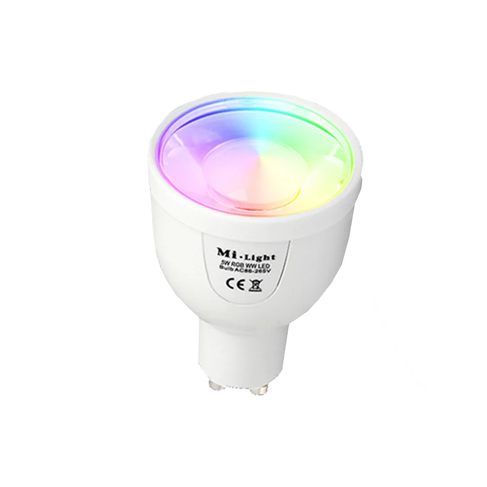Milight 2 4G Светодиодная лампа MR16 GU10 E14 E27 умная Беспроводная 4 Вт 5 6 9 12 CCT/RGB + CCT