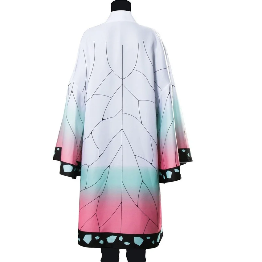 Кимоно женское для косплея кардиган с рисунком бабочки накидка аниме одежда