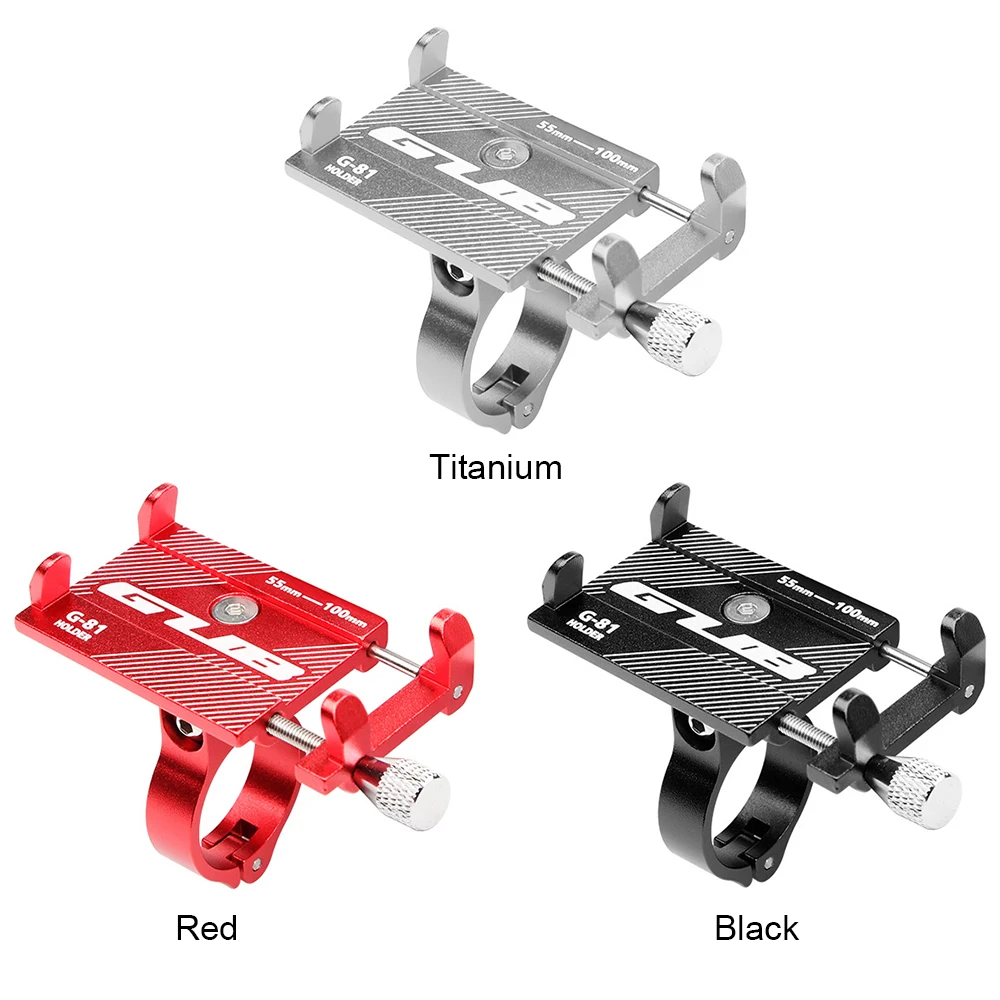 

GUB G-81 Bike Phone Holder Aluminum Handlebar Stand For 3.5-6.2 inch Smartphone Cycling Bracket Mount Bicycle Rack 2020 New