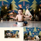 Фон для детской портретной фотосъемки с изображением джунглей и леса сафари для детской фотосъемки на день рождения