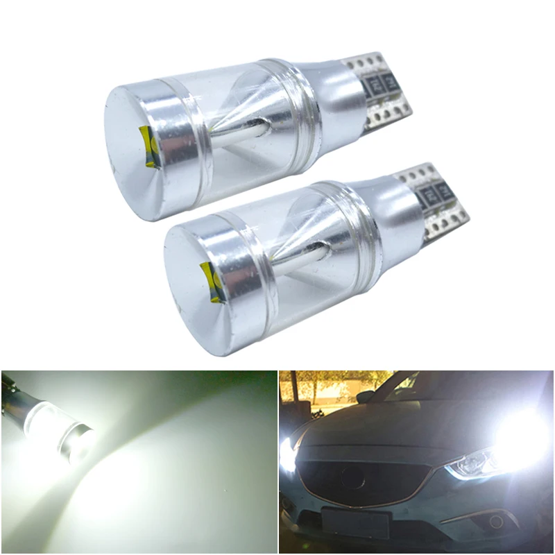 

2x W5W T10 LED Light Bulbs Car Interior Dome Map Reading Lights Car Exterior Parking Light For Honda Civic Accord Fit CRV City