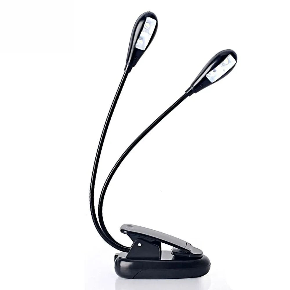 Super Adjustable Goosenecks Clip LED Lamp For Music Stand And Book Reading Light With Usb Cable | Лампы и освещение