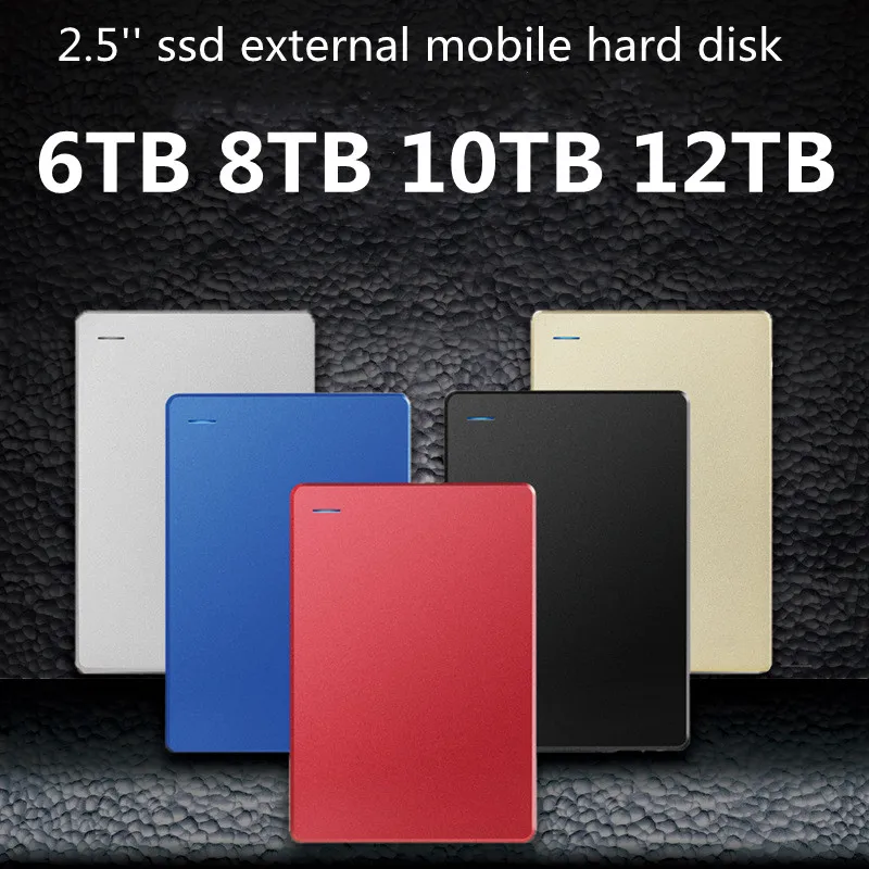HDD 8TB 10TB 12TB External Solid State Drive Storage Device Hard Computer Portable USB3.0 SSD Mobile hd externo |