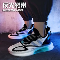 large size high top mens shoes 2021 new spring and summer sports shoes all match old mesh breathable casual shoes