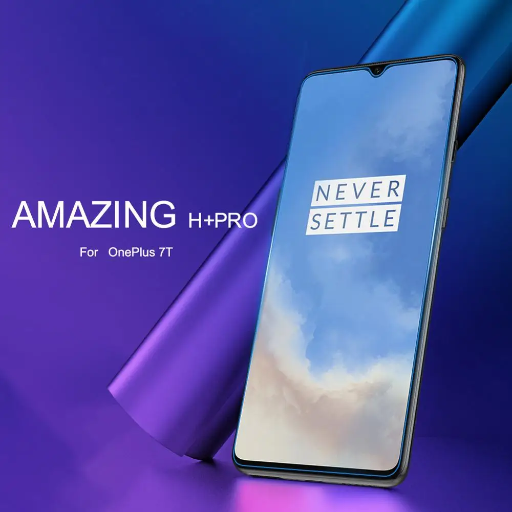 Закаленное стекло для OnePlus 7T Nillkin H + Pro 2 5 D с круглыми краями 0 мм закаленное защиты