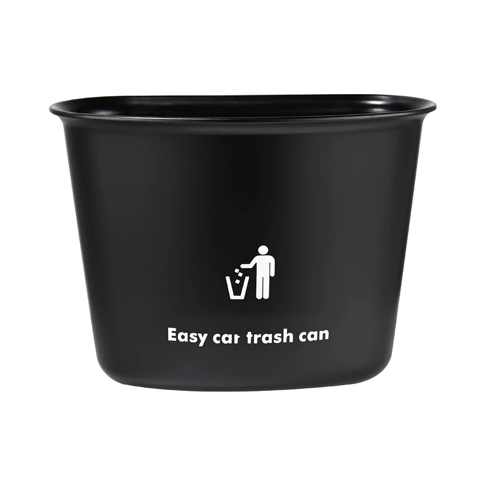 

1pc Multifunctional Hanging Car Trash Can Bin Plastic Storage Organizer Comfortable Durable For Car Interior Supplies