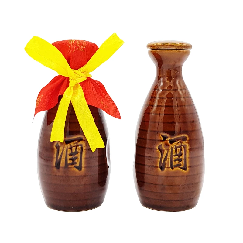 

Vintage Hip Flask Ceramic 100ml Japanese Sake Bottle Small Liquor Bottle Alcohol Decantador De Vino Household DrinkwareED50JH